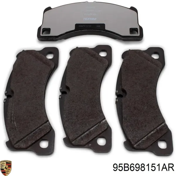 Pastillas de freno 95B698151AR Porsche