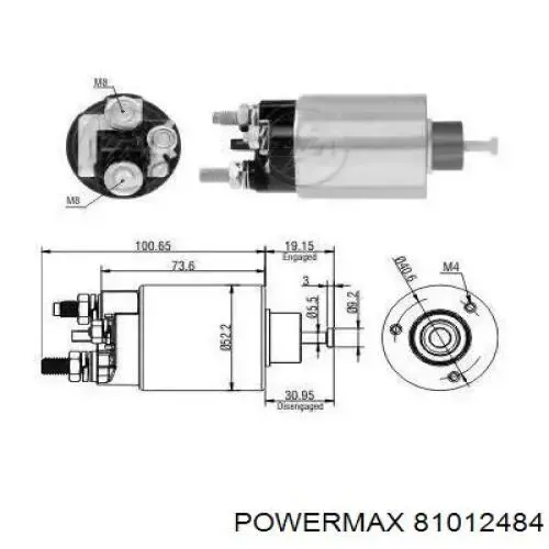 Interruptor magnético, estárter BMW 1 E81, E87