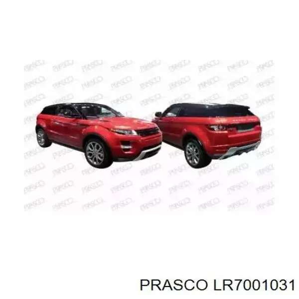 Paragolpes LR072260 Land Rover