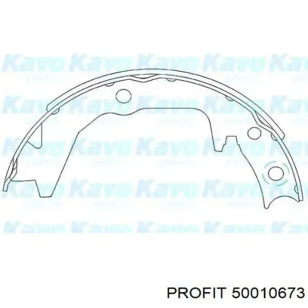 Juego de zapatas de frenos, freno de estacionamiento Subaru Legacy 2 BD, BG