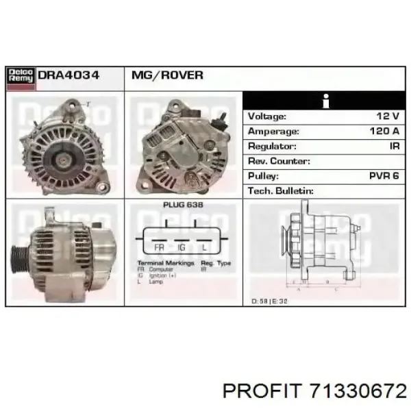 Alternador Diodo Puente Rectificador Toyota Corolla E12