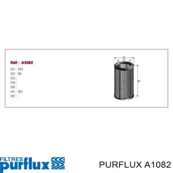 Filtro de aire A1082 Purflux