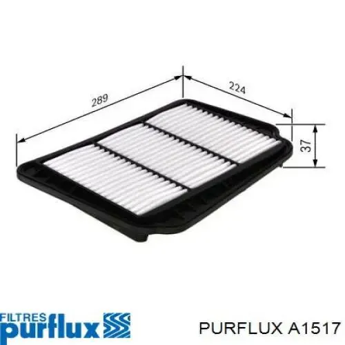 Filtro de aire A1517 Purflux