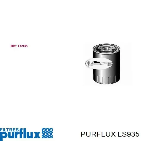 Filtro de aceite LS935 Purflux