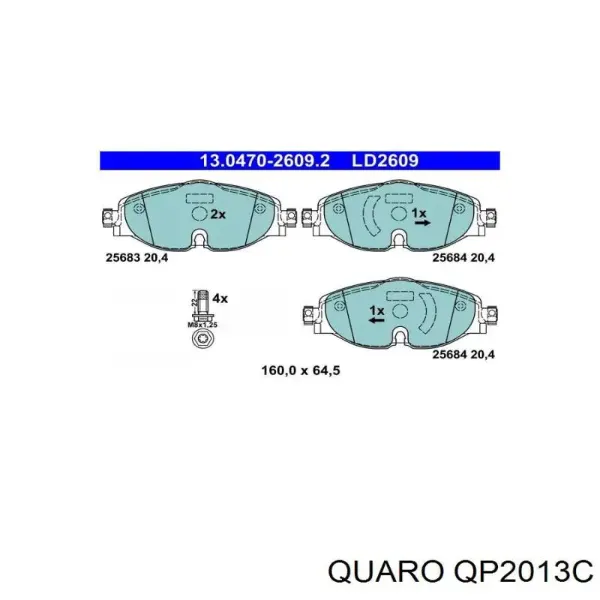 Pastillas de freno delanteras Volkswagen Passat 3G2, CB2