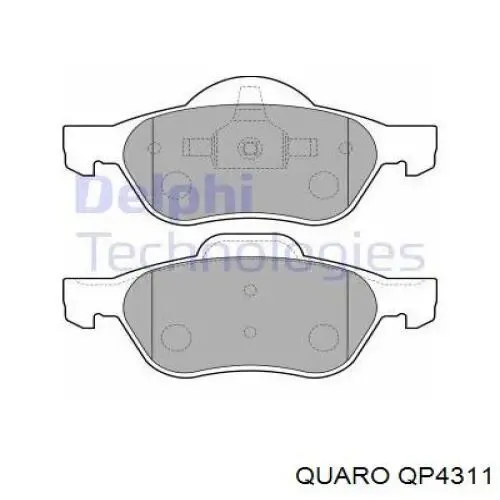 Pastillas de freno delanteras Renault Laguna 2 BG0, BG1