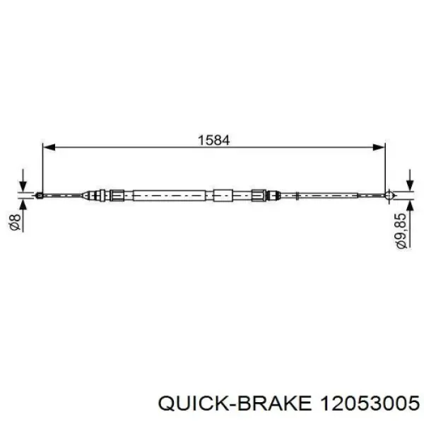 Kit reparación, palanca freno detención (pinza freno) BMW 1 F20