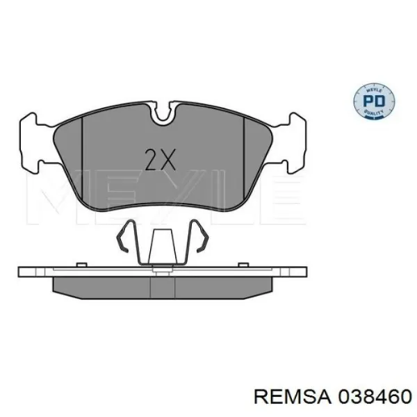 Pastillas de freno delanteras BMW 1 E81, E87