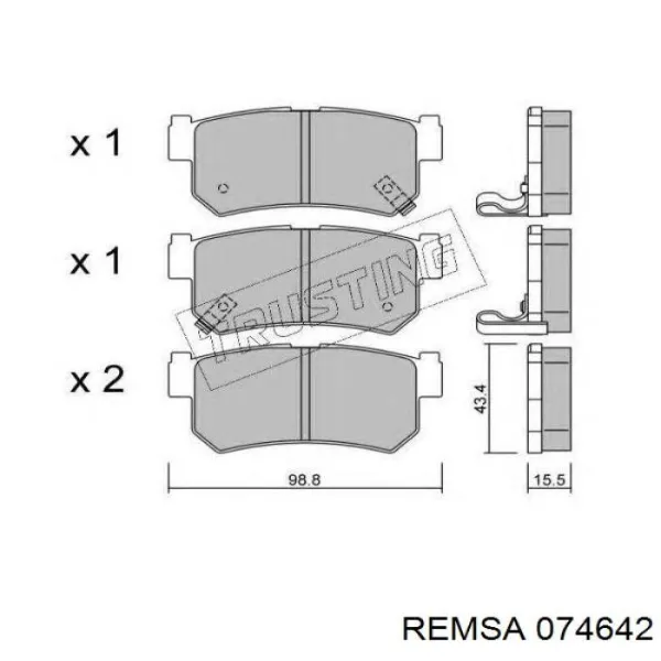 BP3203 Bremsi