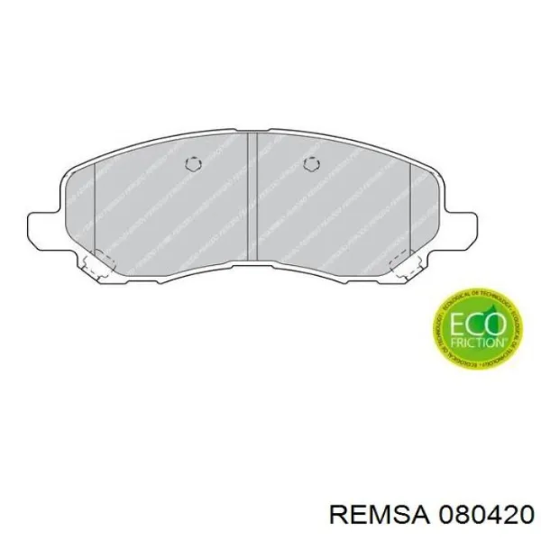 080420 Remsa Pastillas delanteras