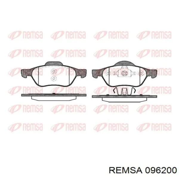 Pastillas de freno delanteras Renault Laguna 2 BG0, BG1