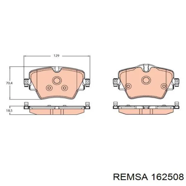 Pastillas de freno delanteras BMW X1 F48