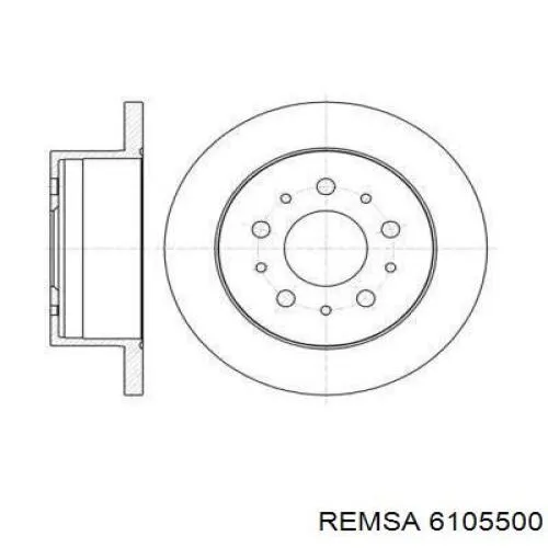 Disco de freno trasero Fiat Ducato 3 250