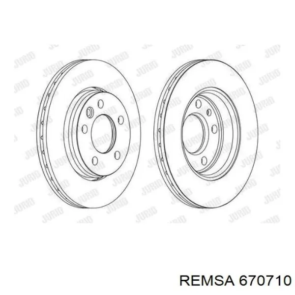 Disco de freno trasero Volkswagen Transporter 7HB, 7HJ, 7EB, 7EJ