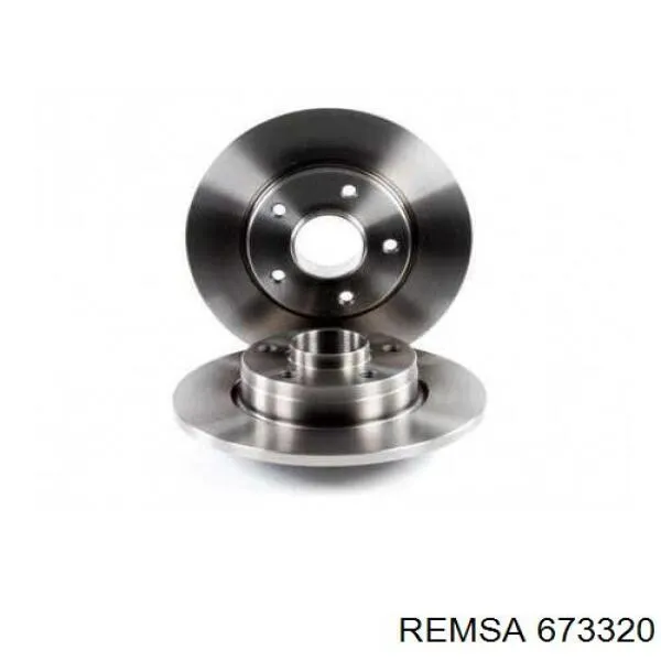 Disco de freno trasero Renault Trafic 2 FL