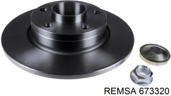 Disco de freno trasero Renault Trafic 2 FL