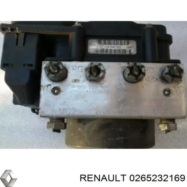 Módulo de control ABS 0265232169 Renault (RVI)