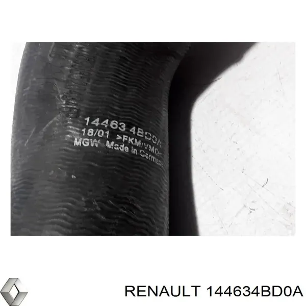 Tubo intercooler 144634BD0A Renault (RVI)