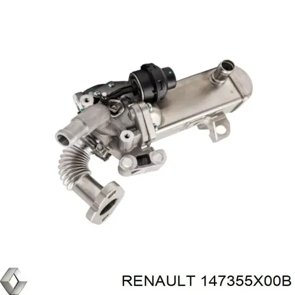 Enfriador de recirculación de gases de escape EGR 147355X00B Renault (RVI)