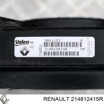 Ventilador (rodete +motor) refrigeración del motor con electromotor completo RENAULT 214812415R