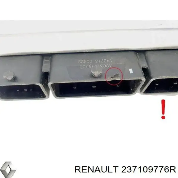ECU 237109776R Renault (RVI)