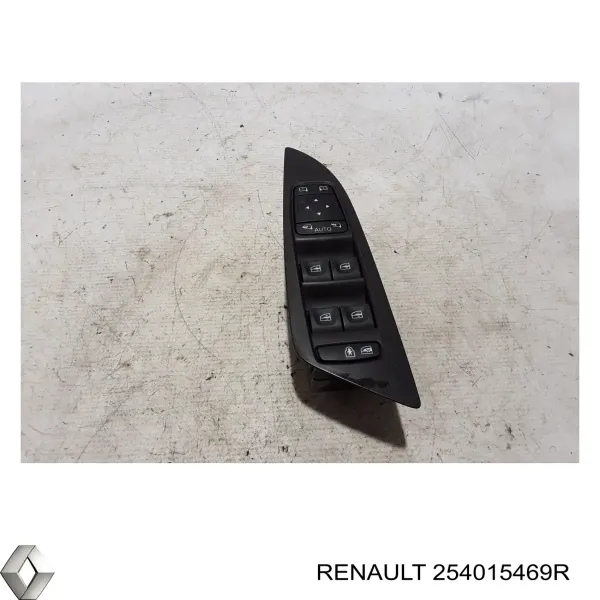 Interruptor de elevalunas delantera izquierda 254015469R Renault (RVI)