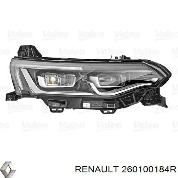Faro derecho 260100184R Renault (RVI)