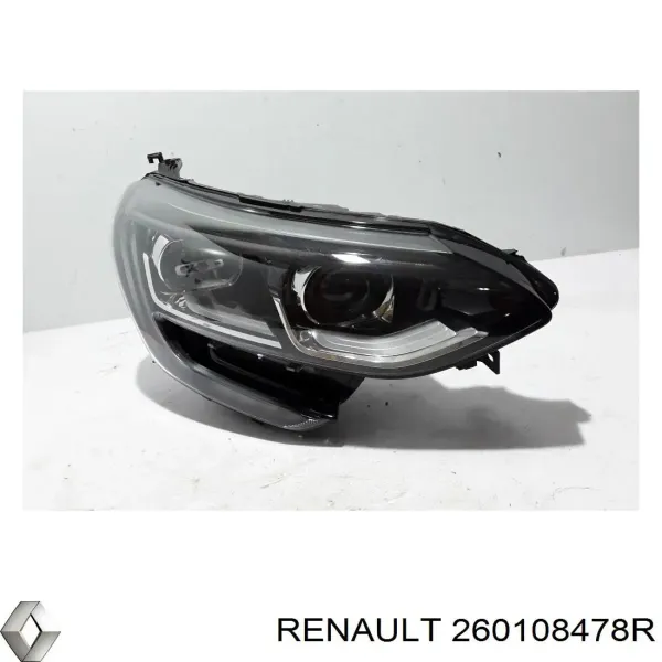 Faro derecho 260108478R Renault (RVI)