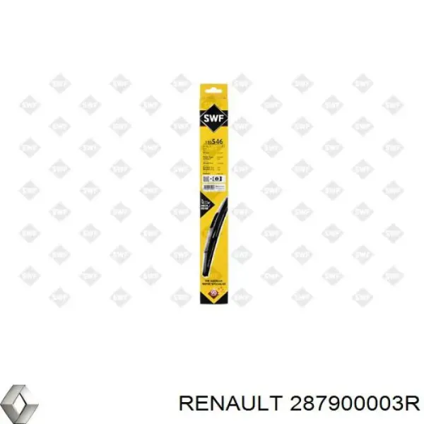 287900003R Renault (RVI) Limpiaparabrisas trasero