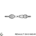 Semieje delantero izquierdo Dacia Lodgy JS