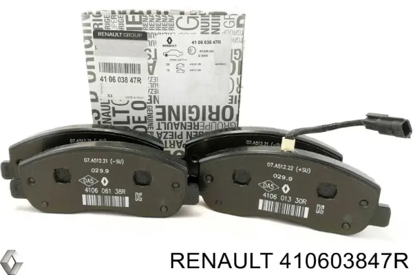 Pastillas freno delanteras Renault (RVI) 410603847R precio, desde
