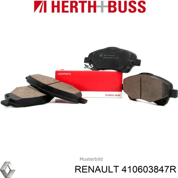 Pastillas de freno delanteras 410603847R Renault (RVI)