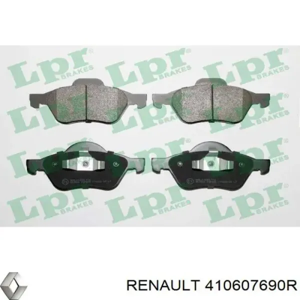 Pastillas de freno delanteras Renault Laguna 2 BG0, BG1