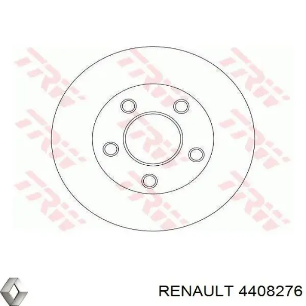 Disco de freno trasero Renault Trafic 2 FL