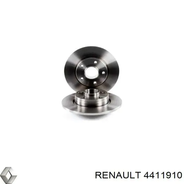 Disco de freno trasero Renault Trafic 2 FL