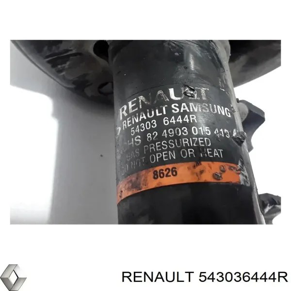 Amortiguador delantero izquierdo 543030343R Renault (RVI)