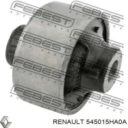Brazo inferior izquierdo de la suspensión delantera 545015HA0A Renault (RVI)