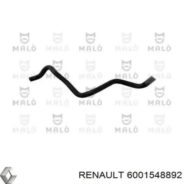 Патрубок пароотводящий Ларгус (ДВС-К4М 16 клап.) Renault
