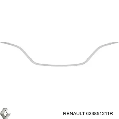 Moldura de rejilla de radiador RENAULT 623851211R