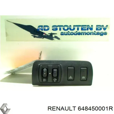 Botón del regulador de altura de faros RENAULT 648450001R