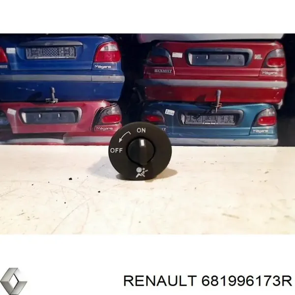 Interruptor de desactivación del airbag del pasajero 681996173R Renault (RVI)