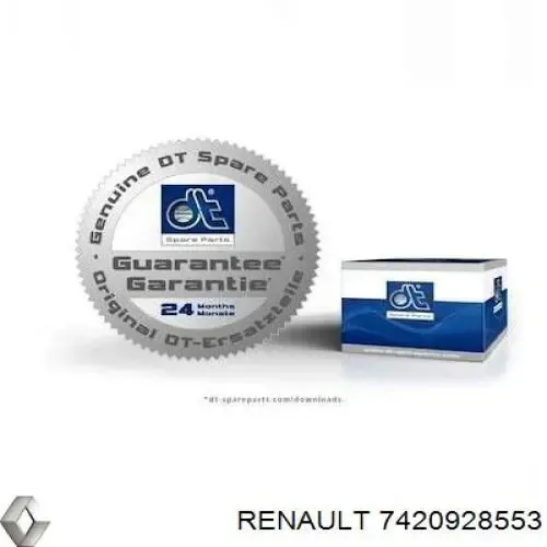 Sensor de desgaste de pastillas de freno trasero derecho 7420928553 Renault (RVI)