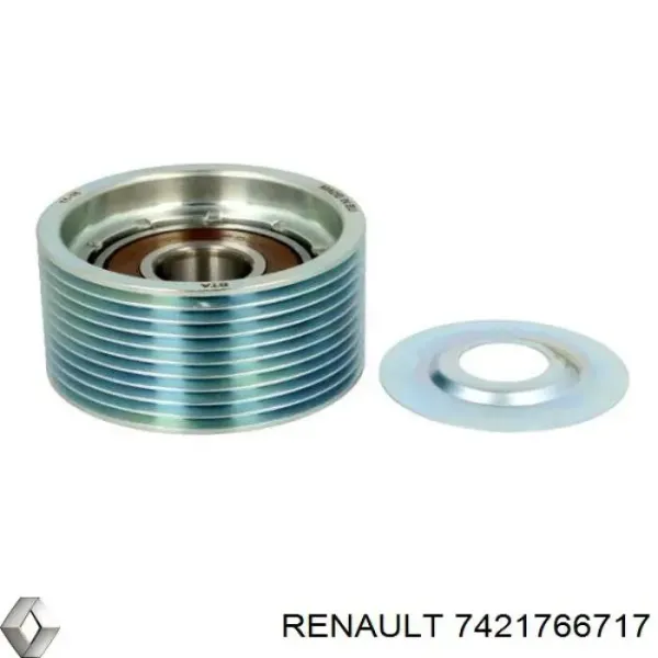 Polea inversión / guía, correa poli V 7421766717 Renault (RVI)