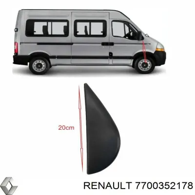 Ajuste Pilar Cuerpo Exterior Delantero Derecho RENAULT 7700352178