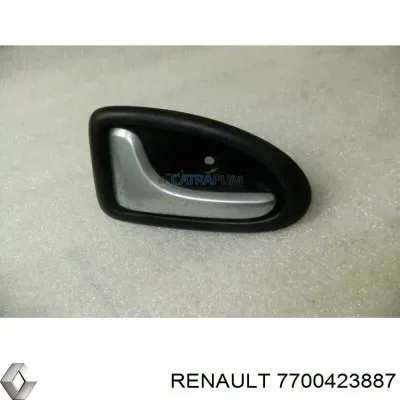 Manecilla de puerta, equipamiento habitáculo, trasera izquierda RENAULT 7700423887