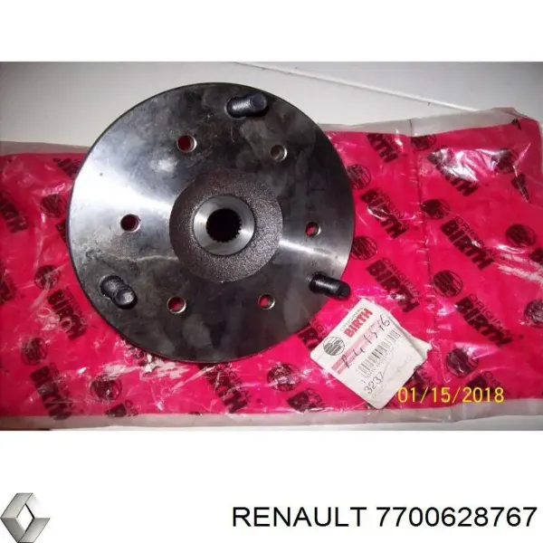 Buje de rueda delantero 7700628767 Renault (RVI)