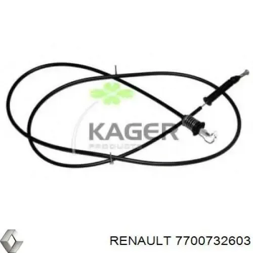 Cable del acelerador 7700732603 Renault (RVI)