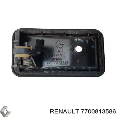 Manecilla de puerta, equipamiento habitáculo, derecha delantera/trasera RENAULT 7700813586