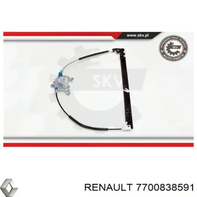 Mecanismo de elevalunas, puerta delantera derecha RENAULT 7700838591