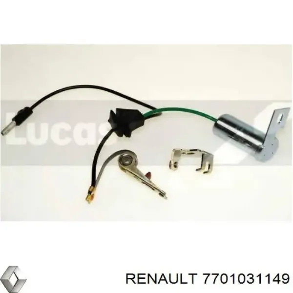 Conjunto de platinos del distribuidor 7701031149 Renault (RVI)